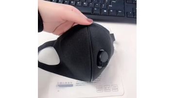 black cotton mask
