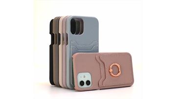 Phone case with card bag