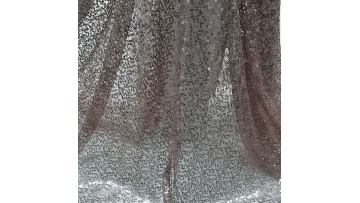 High quality african mesh tulle fabric sequins polyester mesh tulle sequin embroidery lace fabric1