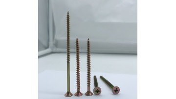 Haiyan Manufacturer brass laton Phillips Drive  With Sharp Point CSK Chipboard Screw1