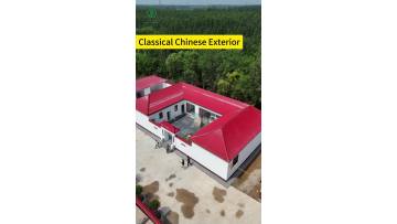 Light steel structure villa