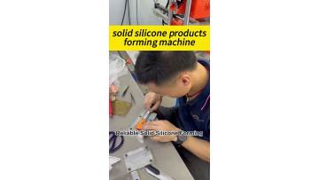 Solid silicone forming machine