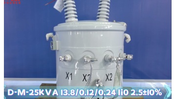 25KVA 13.8KV SINGLE PHASE POLE MOUNTED TRANSFORMER