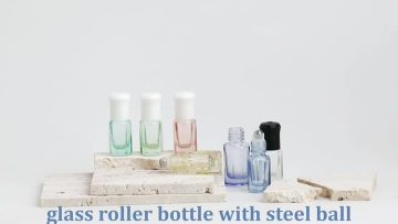 Colored Octagonal Roller Bottle