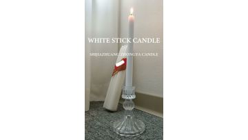 white stick candle