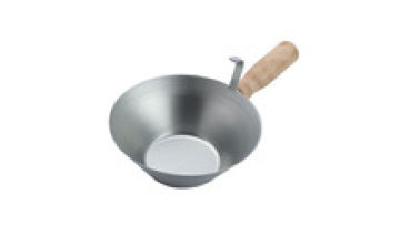 Wholesale Carbon Steel Wooden Handle Cement Putty Bowl1
