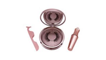 Magnetic Liquid Eyeliner & Eyelash Kit with Pink Tweezers1