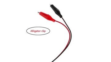 Unique 2 In 1 Crocodile  Alligator Clip To Dupont Jumper Wire 10Pin 20Cm Male Female For Test Lead Arduino Raspberry Pi1