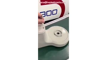 White plastic base shell injection