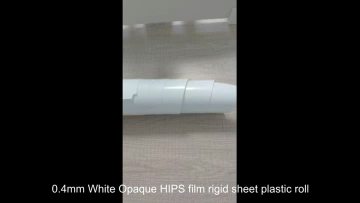 9-7 0.4mm White Opaque HIPS film