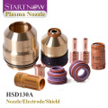 Startnow HSD130A Series Plasma Nozzle 220492 220890 Plasma Electrode 130A 220487 50A 220528 Tip Shield 220491 220536 220488