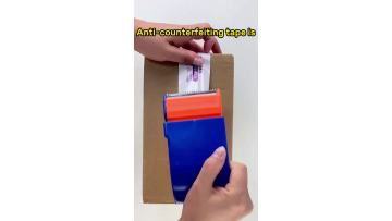 white anti-counterfeiting tapes