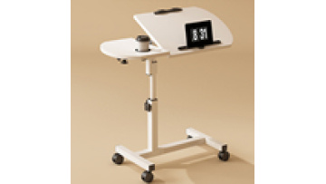 Modern Luxury Adjustable Wood Overbed Table for Computers1