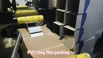 pvc food wrap cling film packing