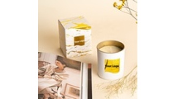 8cm*9cm High quality Factory wholesale Small Black and White Luxury Aroma Empty Glass Candle Jar with Packing1