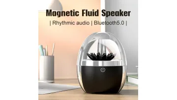 Dynamic Magnetic Fluid Speaker - Illuminated by Magnetic Fluid Lamp1
