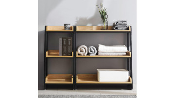 Minimalist Storage Solution | E1 MDF Shelves + Iron Frame​