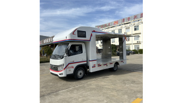 Multi functional food truck with window stall