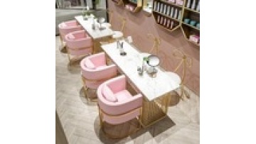Hot sale Whole sale  New models Modern style wireless charge marble furniture Beauty salon Manicure Nail table1