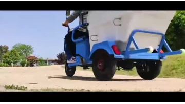 Small sanitation truck