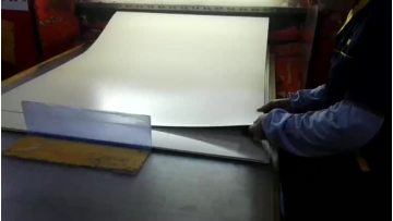white PVC sheet