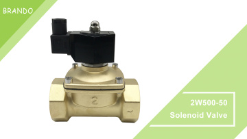 2W500-50 2'' 2 Way Normally Closed Water Air Gas Brass Solenoid Valve 12V 24V 110V 220V