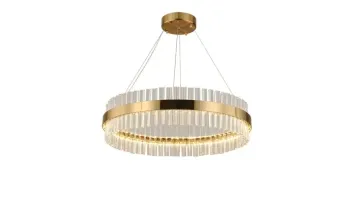 Modern Hanging Luxury Chandelier Brass Crystal Ceiling Lamp1