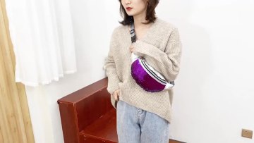 2022 Korean Sublimation Travel Party Shiny Sequin Chest Bum Belt Bag Men Custom Sport Elastic Running Fanny Pack Waist Bag Women1