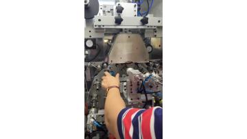 Automatic thermal transfer for wine bottle caps