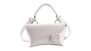 Women's leather multi-functional irregular design 