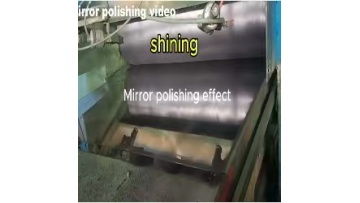 Stainless steel mirror polishing display