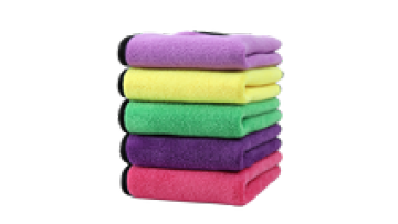 Microfiber Cleaning Towel - Dual Layer Car Coral Fleece Wash Cloth for Polishing and Drying1