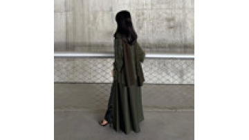 2026 Women's Lace Patchwork Loose Long Arabic Abaya Dubai Islamic Clothing Modest Abaya Women Muslim Dress1
