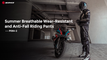 Summer Breathable Wear-Resistant and Anti-Fall Riding Pants - P064-2