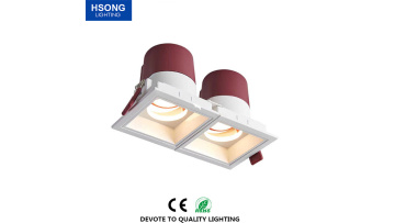 Hsong Lighting - HSONG Deep Anti-Glare with Honeycomb Adjustable Modern LED Spotlight 5W 7w 10w 15w 20w full watt for Villa LED COB Recessed Spotlights1