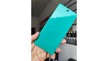 blue green gloss powder coating