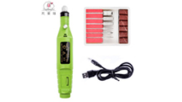 Wholesale Factory Price Nail tools mini electric nail sander usb portable pen electric nail grinding to remove dead leather case1