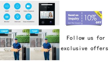 Smart Door Lock Camera Doorbell Intercom System Video Door Phone Doorbell1
