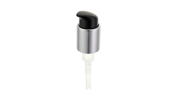 24/410 Shiny Silver Left-Right Locking Pump for Serum & Foundation