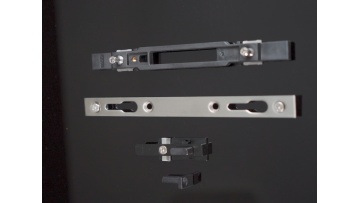 Salt spray testing of lock hardware