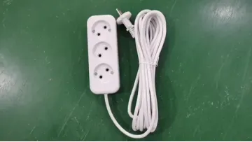 European Style 2 Pin Power Multi Socket Extension Cord (E8005)1