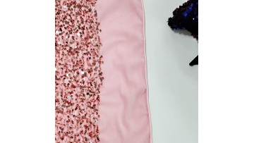 hot sale sample free pink lace fabric velvet sequin fabric embroidery for dress1