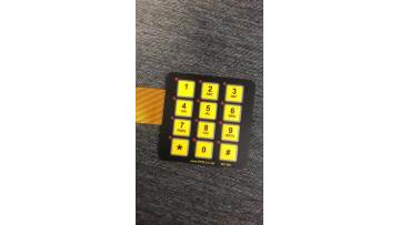 12 buttons membrane keypad