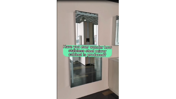 The simple bathroom mirror cabinet production