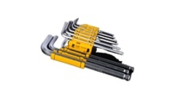 2025 Hardware Tools 9-piece Inner Hexagon Wrench Set  L-shaped Ball Head Hexagon Screw Spanner With plum Extended1