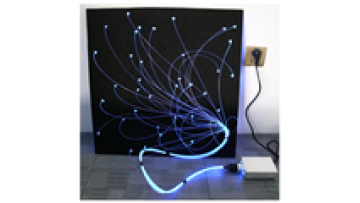 Semifinished Acoustic Panels for Fiber Optic Star Ceiling in Restaurants1