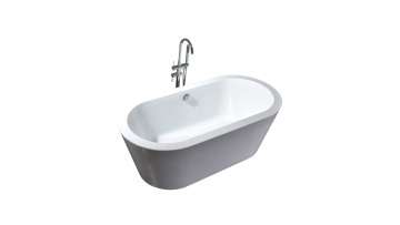 Standing Shower Tub Combo