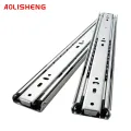 AOLISHENG 51mm Width 68kg Guide Rail Fully Extended Ball Bearing Industrial Heavy Drawer Slide