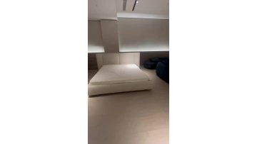 Nordic leather bed modern simple master bedroom double 1.8 meters small apartment soft bed marriage bed bedroom furniture1