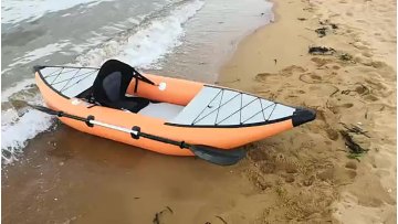 Hot Selling High Quality  Double Inflatable foldable kayak Drop Needle Fishing Water Sports Canoe Folding Kayaks1